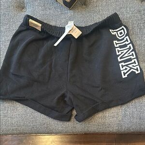 PINK NWT Victoria's Secret Women's Black Shorts